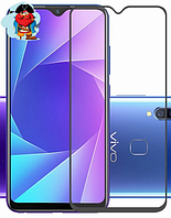 Защитное стекло для Vivo Y90, Y91, Y93, Y95 5D (полная проклейка) цвет: черный