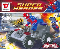 Конструктор "DARGO / ДАРГО" серии  "SUPER HEROES / Супер герои" мод. 938 "Спайдер-мэн / Человек-паук"