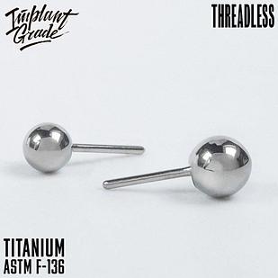 Топ Ball безрезьбовой Implant Grade титан (2,5мм)