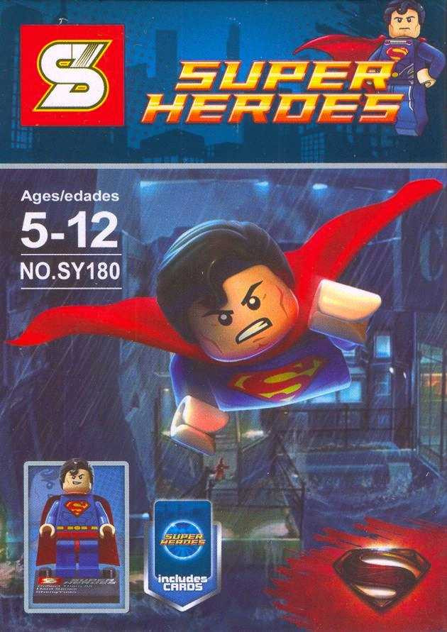 Конструктор "SZ (Panawealth / Панавелч)" "SUPER HEROES / Супер герои" мод. SY180 "Super-man / Супер-мэн"