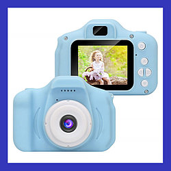 Детский фотоаппарат CARTOON DIGITAL CAMERA X2 (голубая)