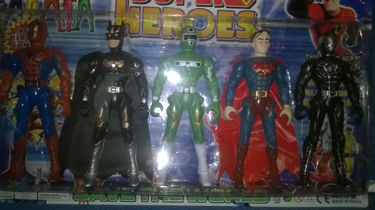 Герои, набор супергероев, на листе - фото 2 - id-p7145740