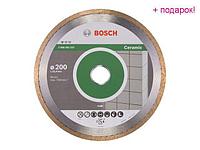 BOSCH Великобритания Алмазный круг 200х25.4 мм по керамике сплошн. STANDARD FOR CERAMIC BOSCH (сухая/мокрая