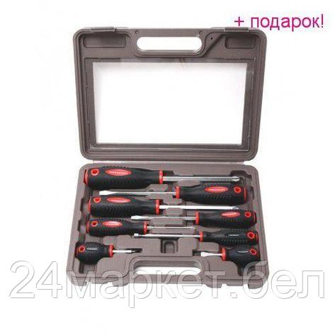 ForceKraft Набор отверток магнитных "Profi"8пр.(SL:6.5х38мм,5.5х100мм,6.5х125мм;, фото 2