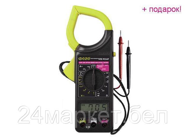 ФАZА Китай Клещи электроизмерительные цифровые M266F ФАЗА (ФАZА), фото 2