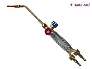 РЕДИУС Латвия Горелка ацетиленовая Г2-123 9/6 нак. 1,2,3 (толщ. мет 0,5 - 4,0 мм, ф 6/9 мм) (ООО "РЕДИУС 168")