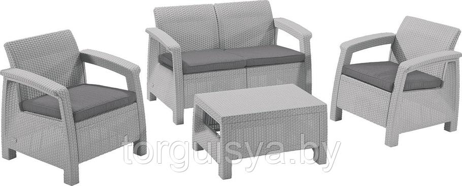 Набор уличной мебели СORFU II SET-GRY933-std серый, фото 2