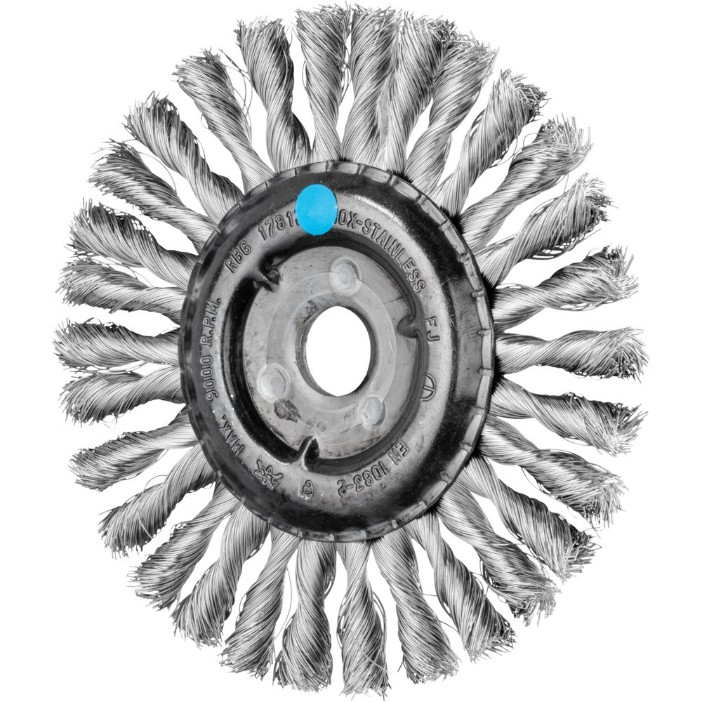 Щетка дисковая плетеная (косичка) COMBITWIST 178 мм по нержавеющей стали, RBG 17813/22,2 СТ INOX 0,35 Pferd - фото 1 - id-p117699620