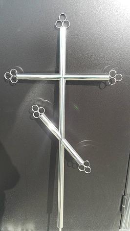Крест пятиконечный из трубы ø42.4 с кольцами, фото 2