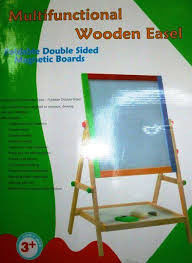 Доска для рисования двухсторонняя, магнитная,размер поля для рисования 35x30 см - фото 2 - id-p6802330
