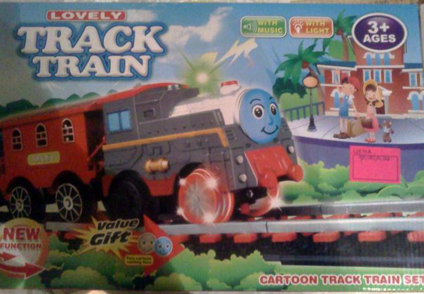Железная дорога детская паровозик Томас чагинтон свет+звук - фото 1 - id-p7146432