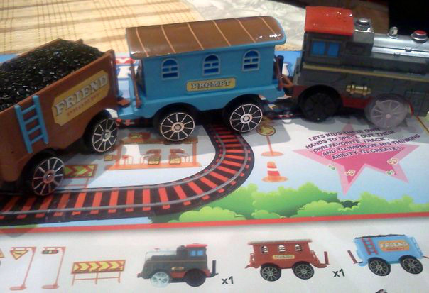 Железная дорога детская паровозик Томас чагинтон свет+звук - фото 4 - id-p7146432