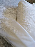 Тюль -ткань для штор Arya  " Французская сетка ETNA  " KREM, фото 7