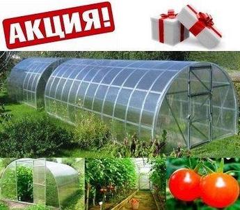 Теплицы из поликарбоната Европласт-Титан (40х20) 4,6,8,10 м. Доставка по РБ.