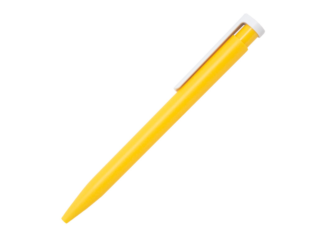 Ручка шариковая Stanley, пластик, желтый/белый