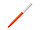 Ручка шариковая Stanley, пластик, софт тач, оранжевый/белый, фото 2