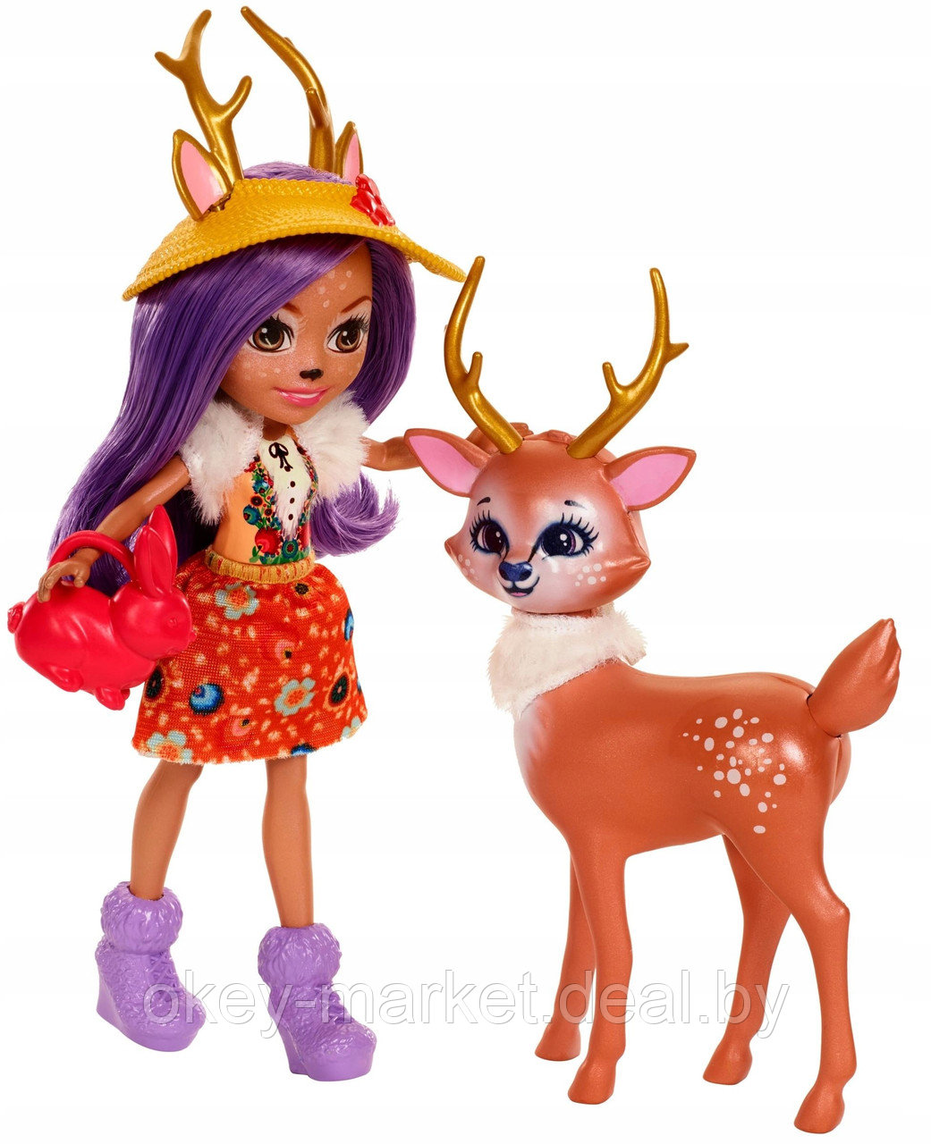 Игровой набор Mattel Enchantimals из двух кукол с любимыми зверюшками - фото 5 - id-p117736112