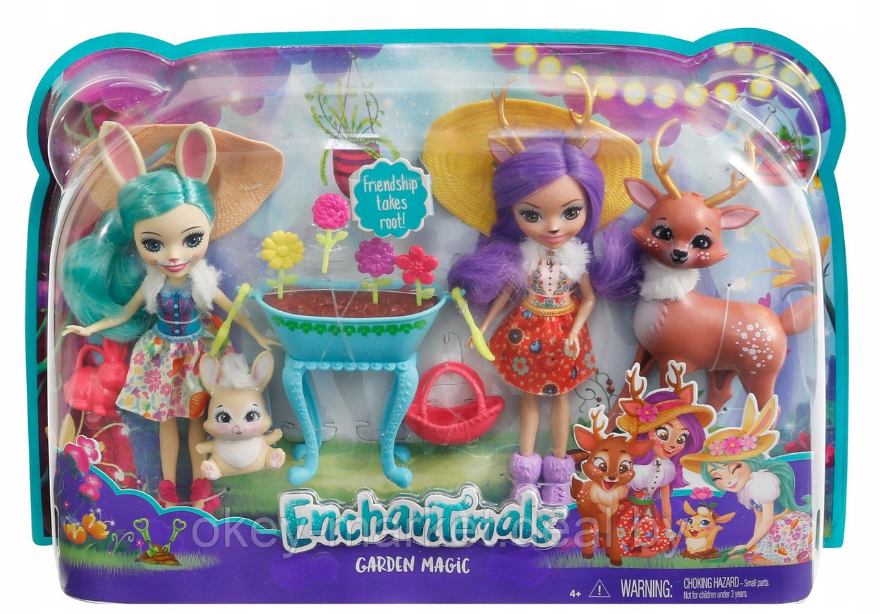Игровой набор Mattel Enchantimals из двух кукол с любимыми зверюшками - фото 3 - id-p117736112