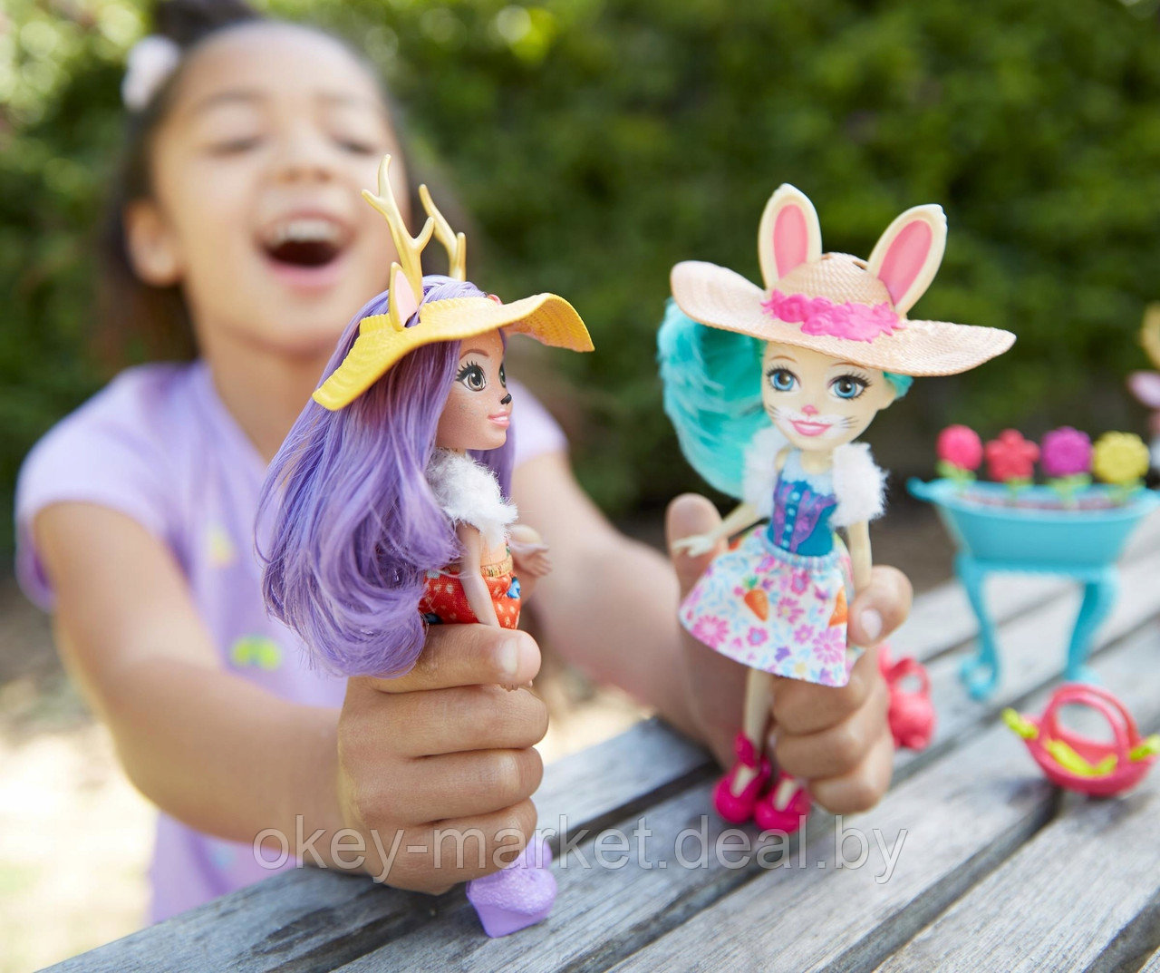 Игровой набор Mattel Enchantimals из двух кукол с любимыми зверюшками - фото 7 - id-p117736112