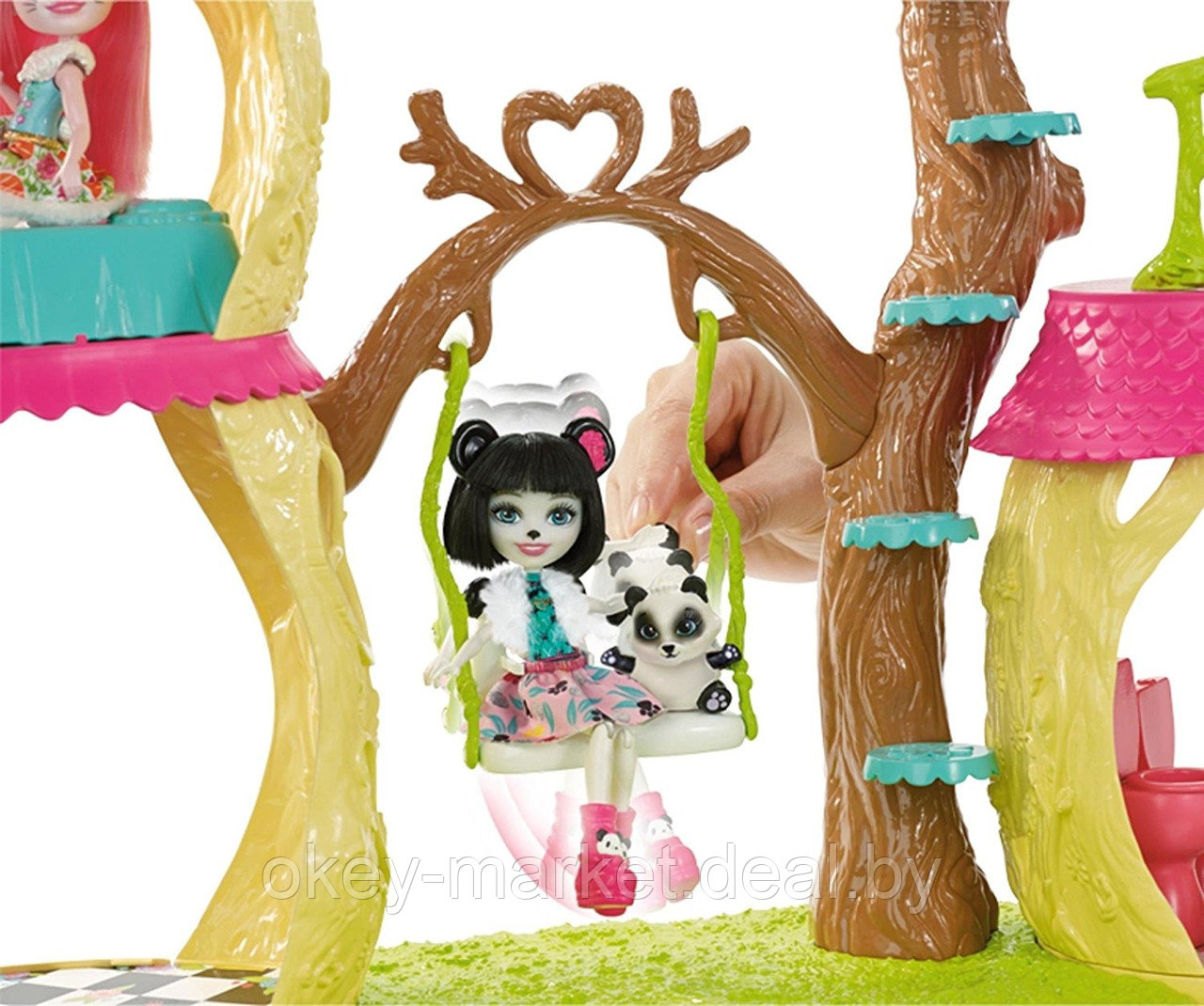 Игровой набор Mattel Enchantimals Лесной замок Панды - фото 5 - id-p117738150