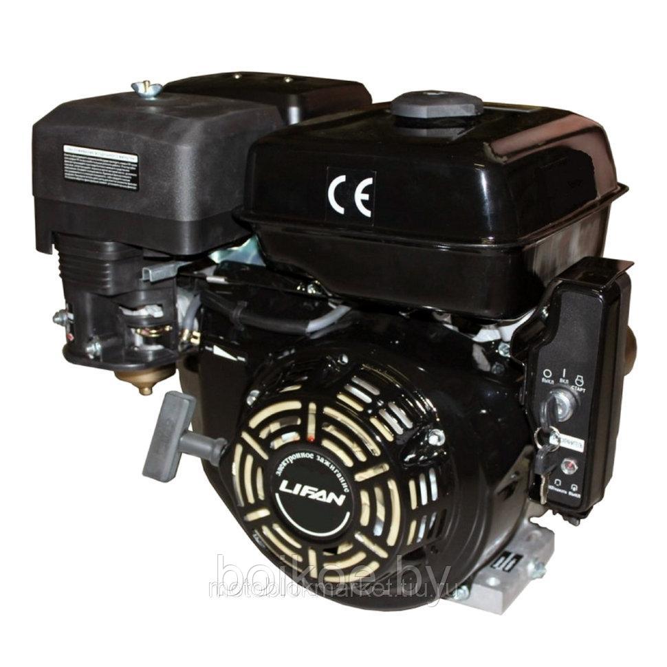 Двигатель бензиновый Lifan 168F-2D (6,5 л.с., шпонка 20мм, электростартер) - фото 1 - id-p117740209