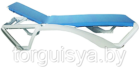 Шезлонг ACQUA SUN LOUNGER WHITE/BLUE 2x