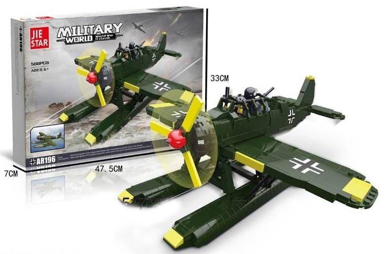 Конструктор военный самолет (аналог Лего ) jie star 23045 - фото 2 - id-p117741156
