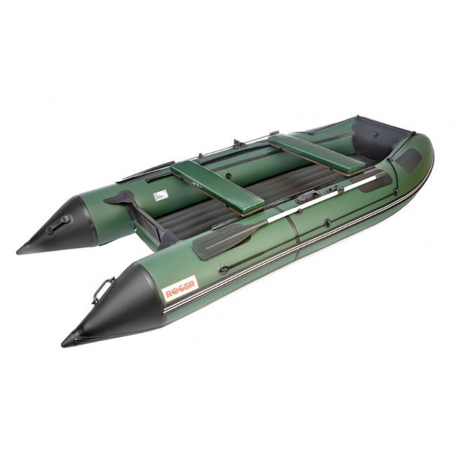Надувная лодка Roger ЗЕФИР 3300 НДНД Зелёный с чёрным - фото 1 - id-p117741638