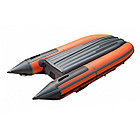 Надувная лодка Roger ЗЕФИР 3300 НДНД Оранжевый с тёмно-серым, фото 2