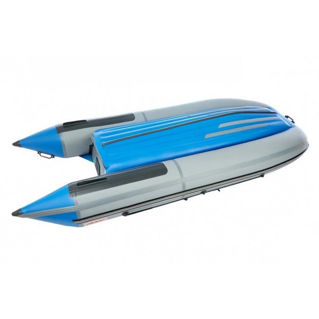 Надувная лодка Roger ЗЕФИР 3300 НДНД Серый с синим - фото 2 - id-p117741641