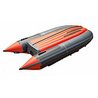 Надувная лодка Roger ЗЕФИР 3300 НДНД Тёмно-серый с оранжевым, фото 2