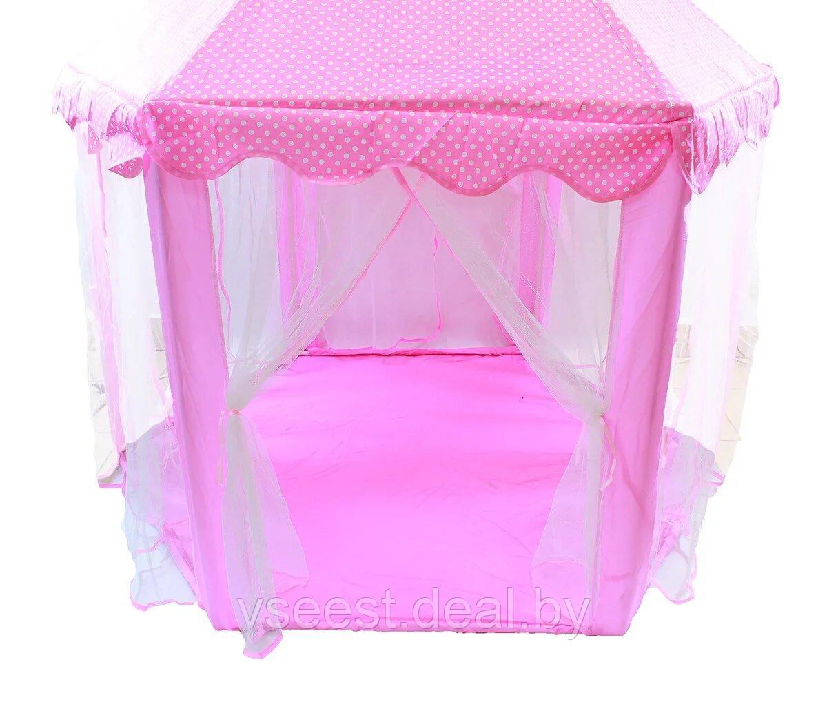 Детская палатка шатер SiPL розовый - фото 3 - id-p117743279