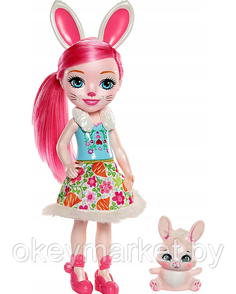 Игровой набор Mattel Enchantimals Большая кукла с любимой зверюшкой, фото 2