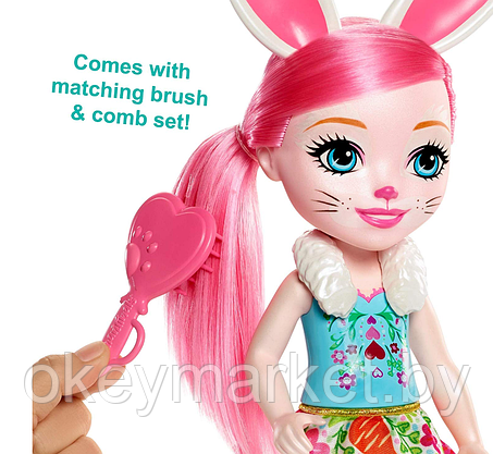 Игровой набор Mattel Enchantimals Большая кукла с любимой зверюшкой, фото 3