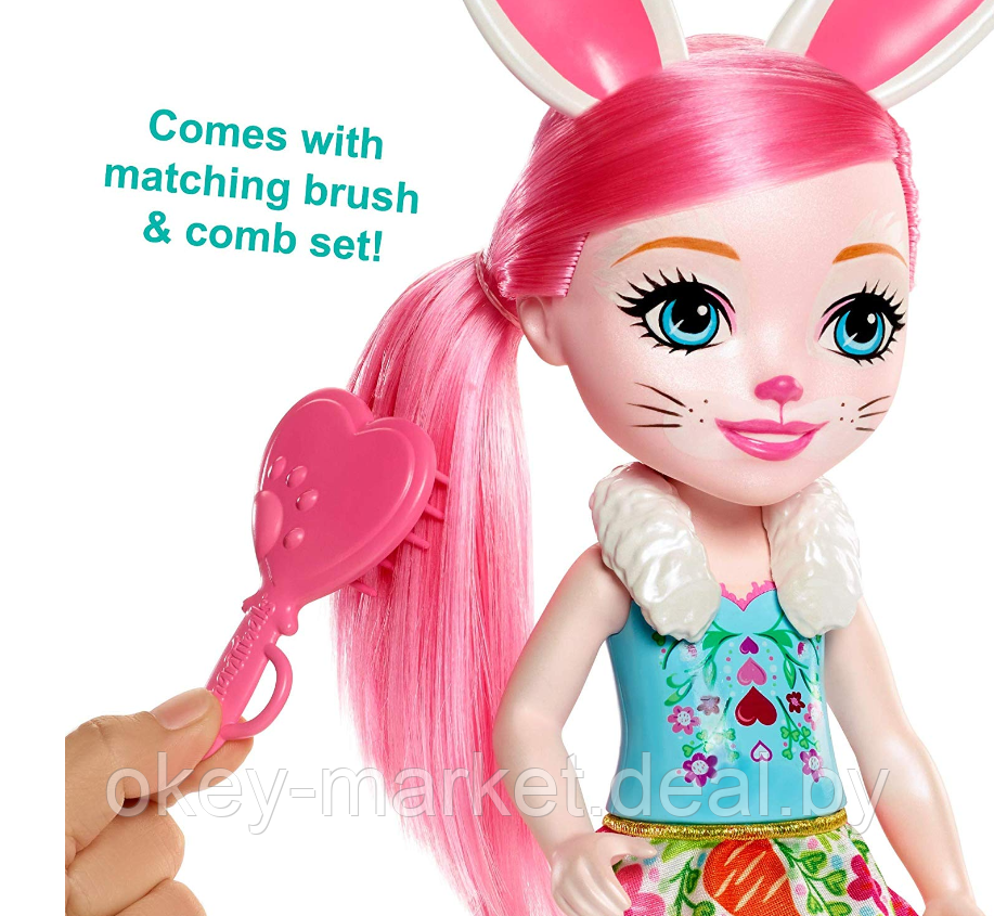 Игровой набор Mattel Enchantimals Большая кукла с любимой зверюшкой - фото 5 - id-p117744447