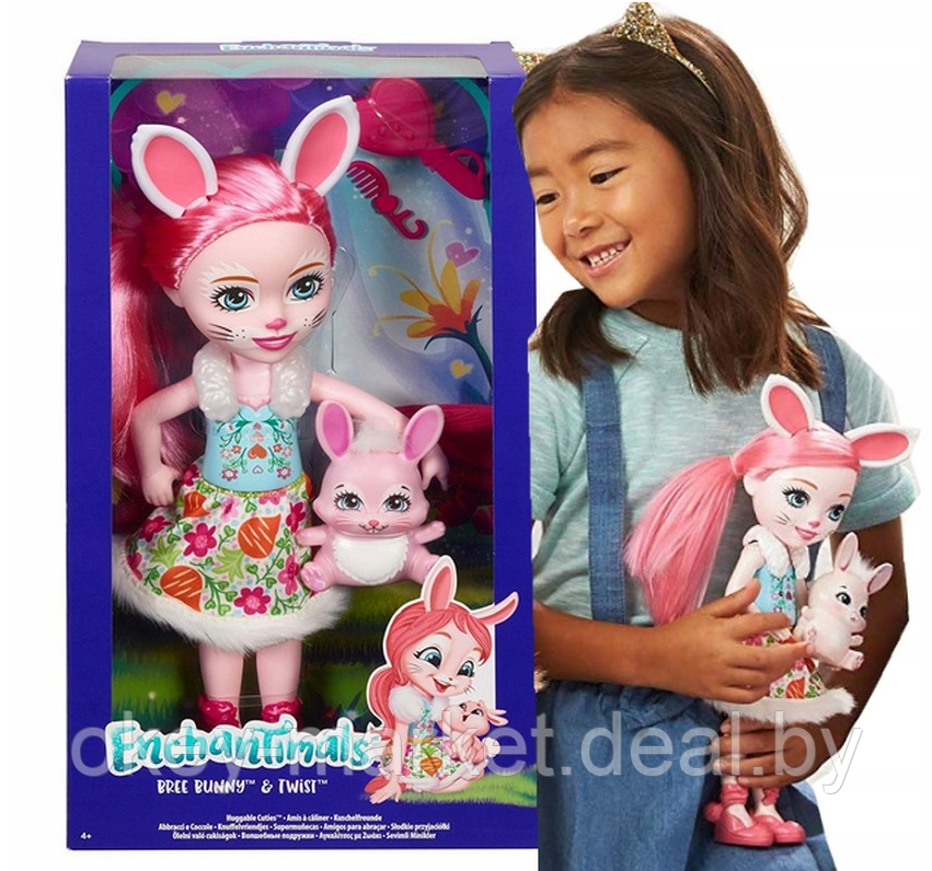 Игровой набор Mattel Enchantimals Большая кукла с любимой зверюшкой - фото 3 - id-p117744447