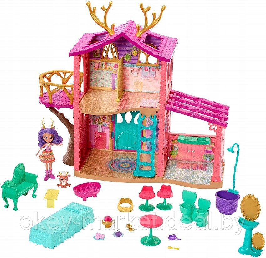 Игровой набор Mattel Дом Enchantimals Данессы Оленни FRH50 - фото 3 - id-p117744475