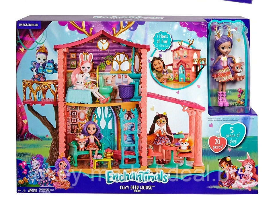 Игровой набор Mattel Дом Enchantimals Данессы Оленни FRH50 - фото 2 - id-p117744475