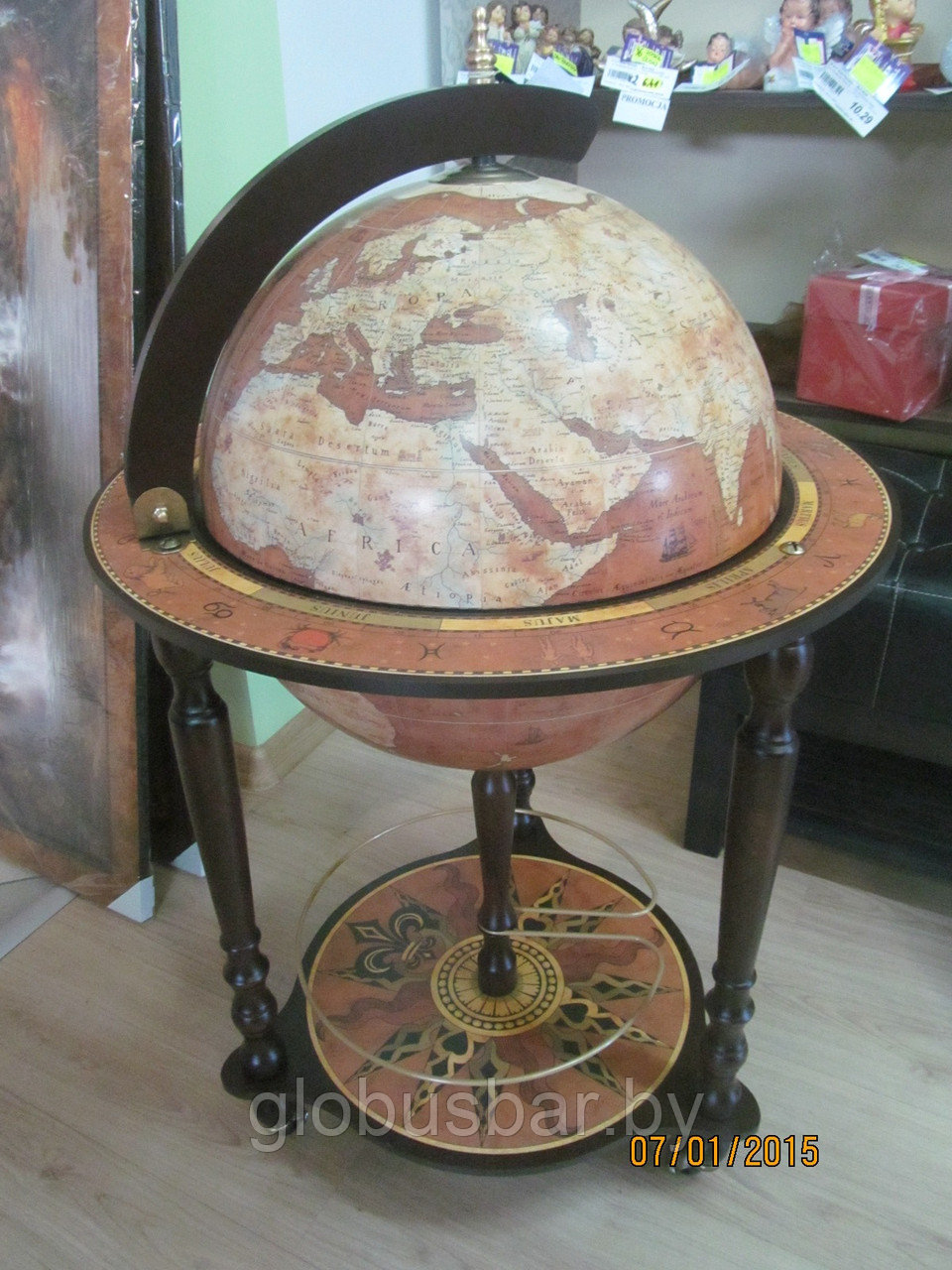 Бар- глобус напольный Zofolli - Da Vinci - фото 3 - id-p7151387