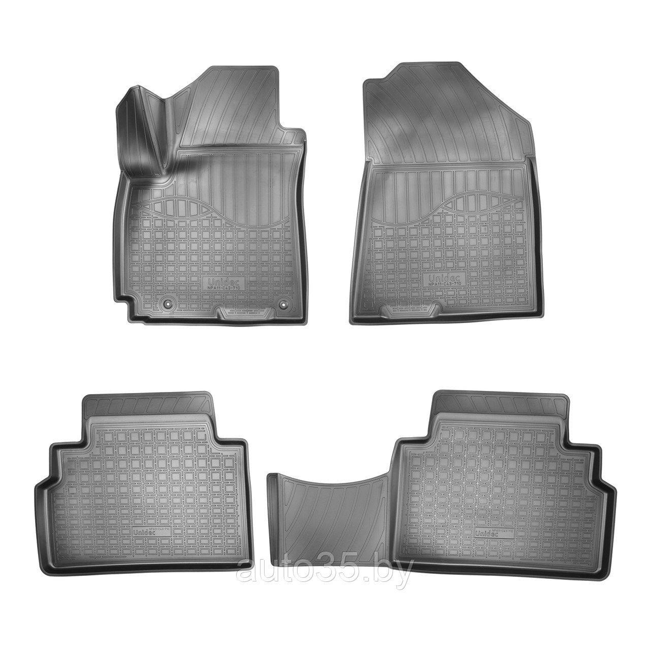 Коврики салонные для Kia Soul (SK) 3D (2019)