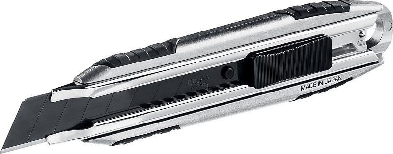 Нож алюминиевый с автоматическим фиксатором Olfa X-design, 18 мм - фото 1 - id-p117764683