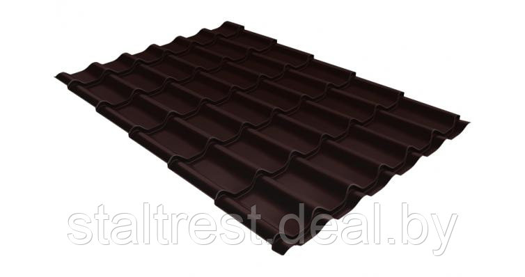 Металлочерепица Grand Line Classic Rooftop Matte (Стальной бархат), RAL 8017 - фото 1 - id-p117692071