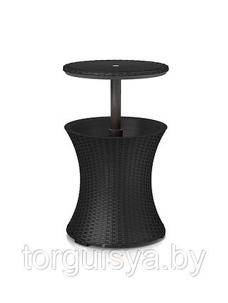 Стол - холодильник Cool Bar Rattan, коричневый, фото 2