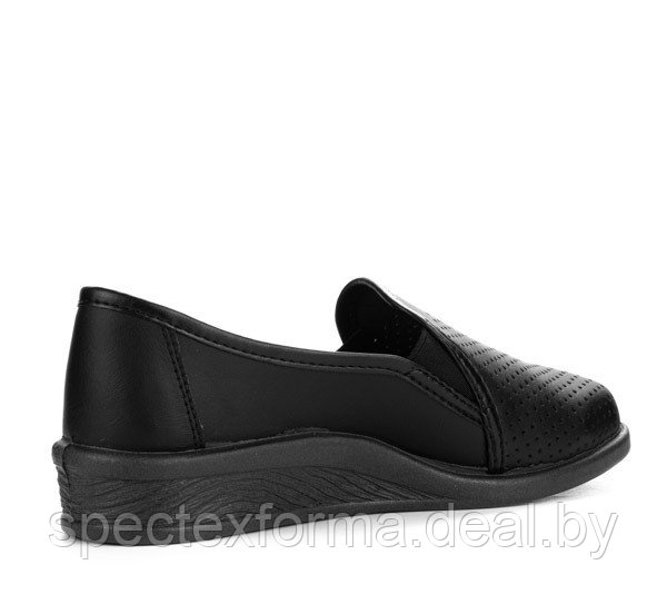 Туфли женские черные, с перфорацией, Молдова - фото 4 - id-p117809791