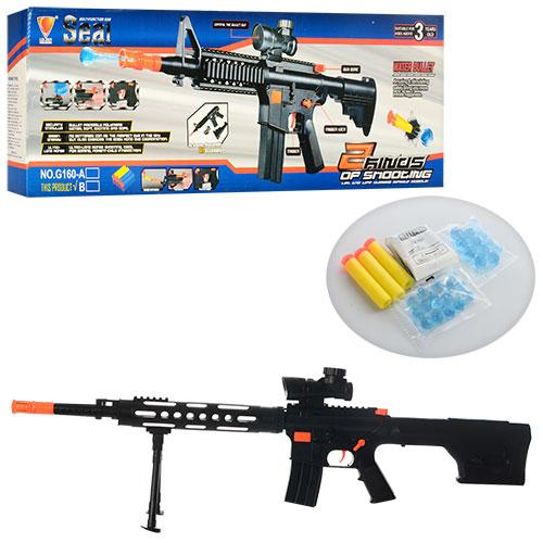 Детская винтовка G190-B 61 см, водяные пули, пули присоски
