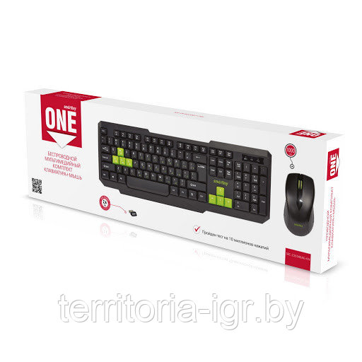 Беспроводной комплект клавиатура + мышь SBC-230346AG-KN Smartbuy