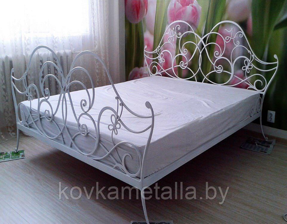 Кровать кованая