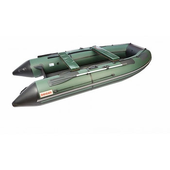 Надувная лодка Roger ЗЕФИР 3700 НДНД Зелёный с чёрным