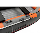 Надувная лодка Roger ЗЕФИР 3700 НДНД Тёмно-серый с оранжевым, фото 8