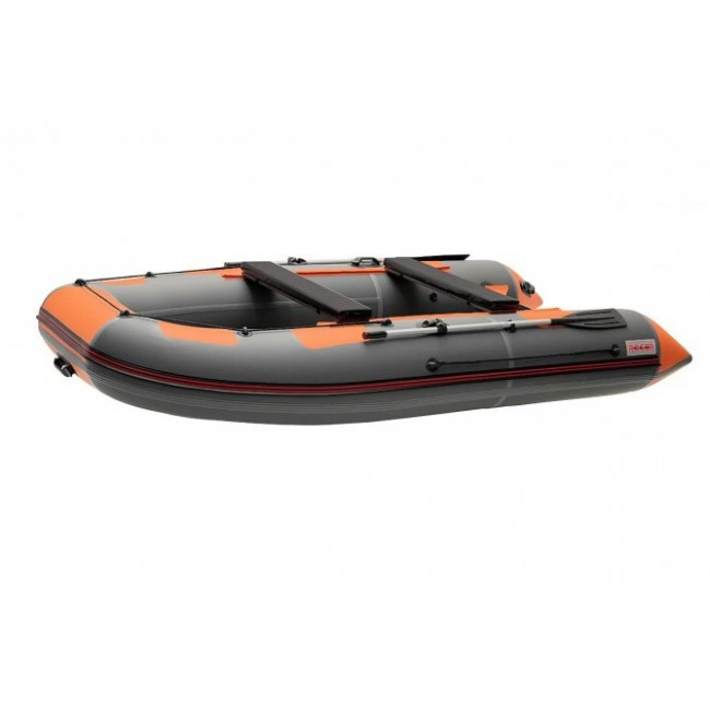 Надувная лодка Roger ЗЕФИР 3900 НДНД Тёмно-серый с оранжевым - фото 2 - id-p117827885
